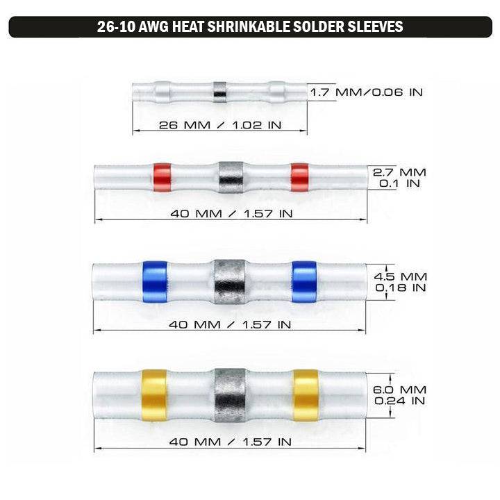 SKSS50 - 26 to 10 AWG 50-Piece Heat Shrink Solder Seal Connectors Mini Kit,IP67 Waterproof, 1 Kit - Image 4